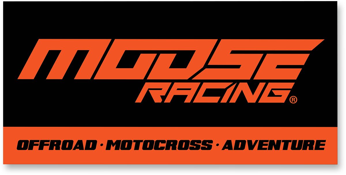 MOOSE Racing banner s18 mse shop 4' bk | Femon Parts