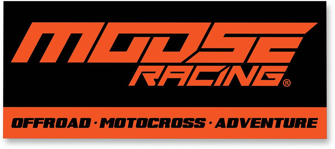 MOOSE Racing track banner moose (90 x 210) | Femon Parts