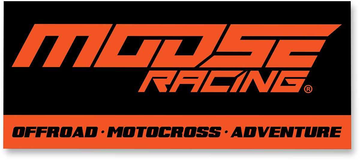 MOOSE Racing track banner moose (90 x 210) | Femon Parts