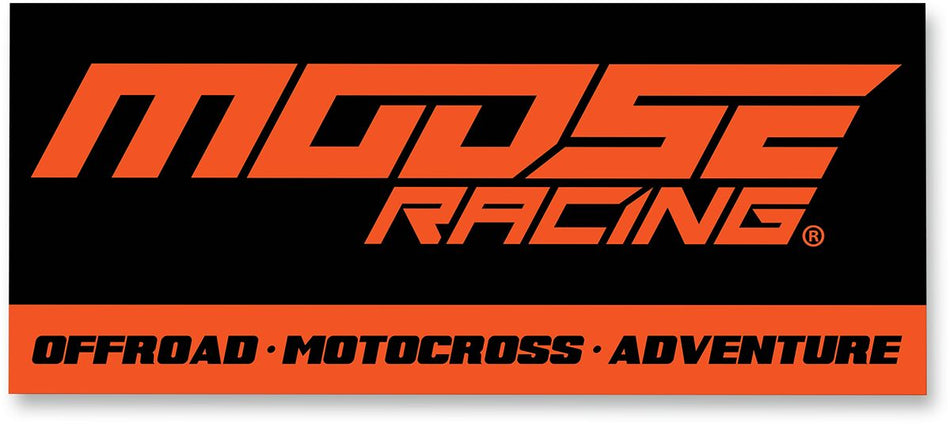 MOOSE Racing track banner moose (90 x 210) | Femon Parts