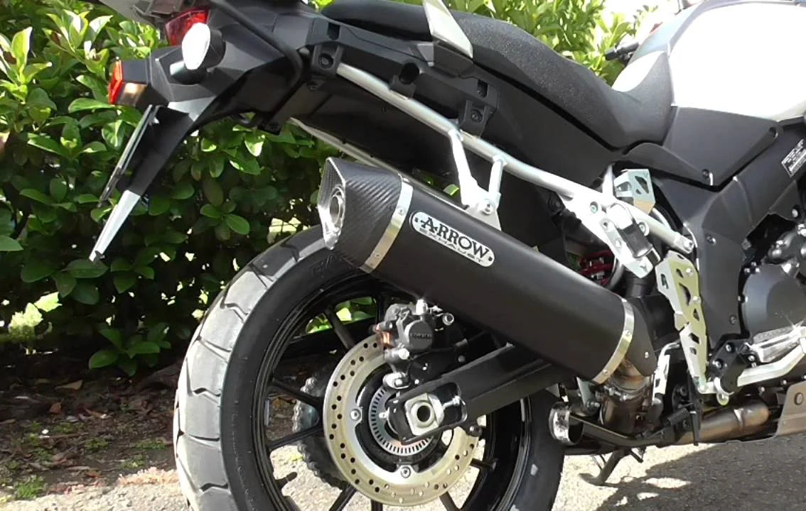 Arrow black uitlaat EEC V-Strom