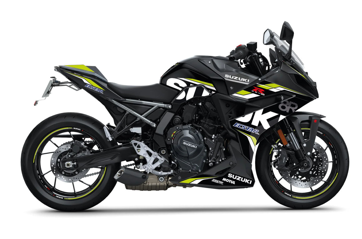 Stickerset GSX8R Sport, zwart/geel mat