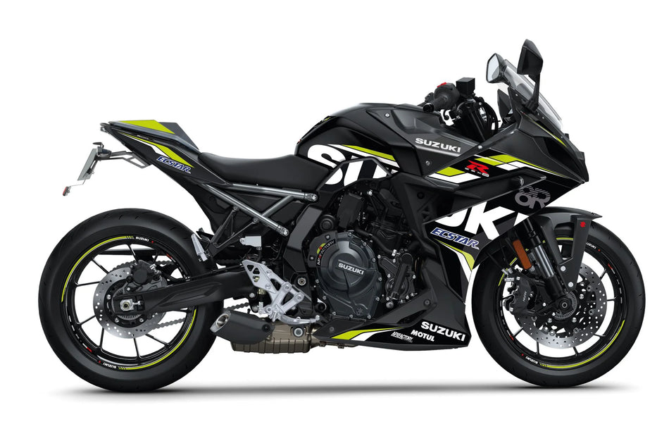 Stickerset GSX8R Sport, zwart/geel mat