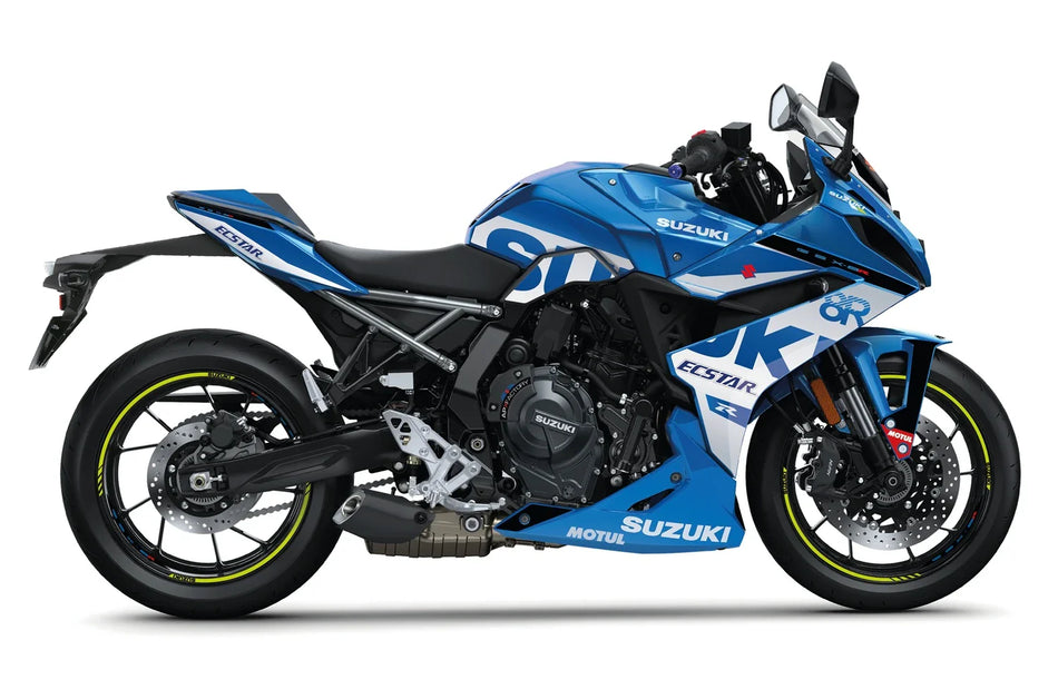 Stickerset GSX-8R, Blauw/Zilver