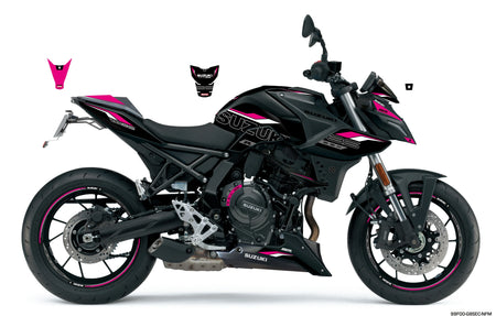 Stickerset GSX-8S Sport, Zwart/Roze/Grij