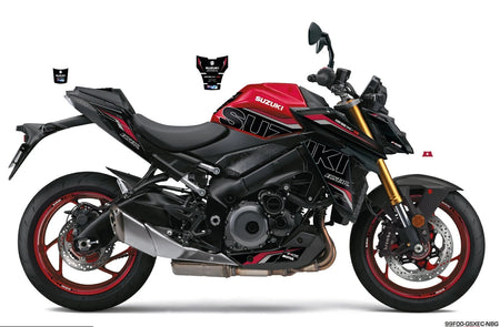 Stickerset Rood/Grijs GSX-S M2~