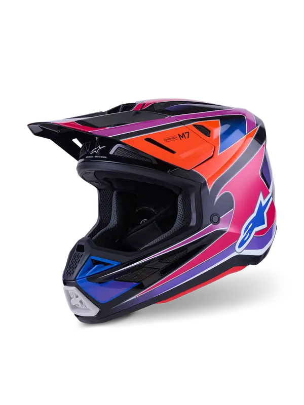 Helm SM7 FUSE Blauw/Paars/Roze