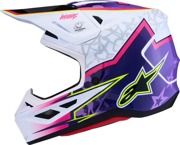 Alpinestars Helm SM7 BLASTER Paars/Roze/Wit
