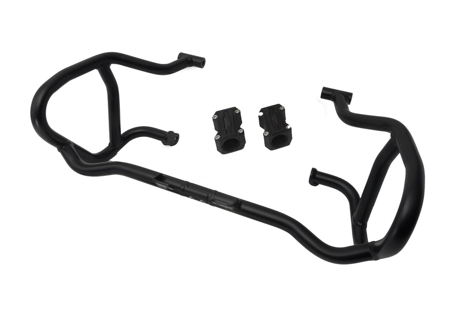 APRILIA TUAREG 660 2022-2025 AS3 UPPER CRASH BARS GUARDS BLACK