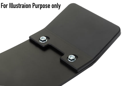 GAS GAS EC EX 250 350 F 2021-2023 AS3 DTC PLASTIC SKID PLATE AND LINKAGE GUARD BLACK