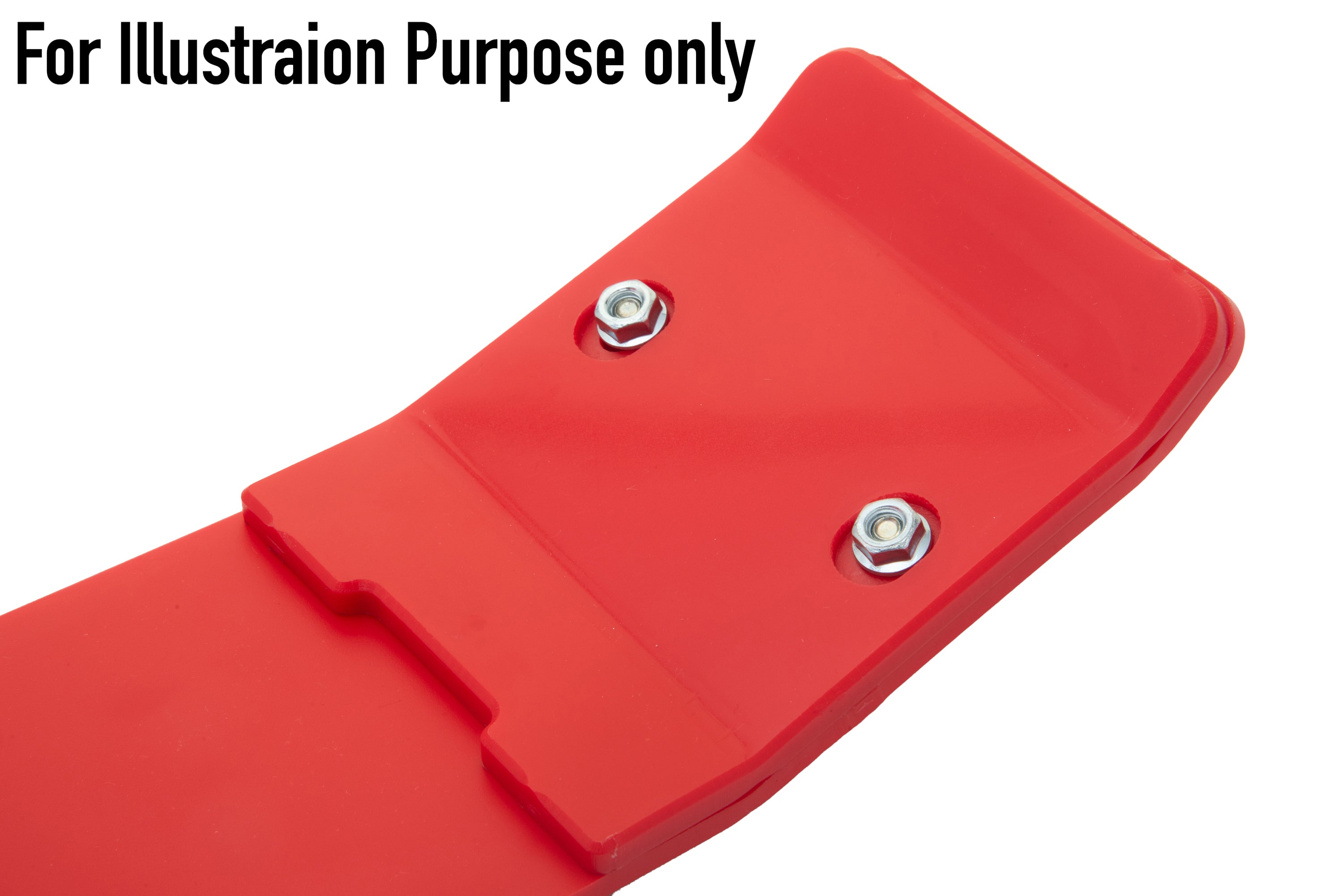 RIEJU MR 250 300 2026 AS3 DTC PLASTIC SKID PLATE AND LINKAGE GUARD RED