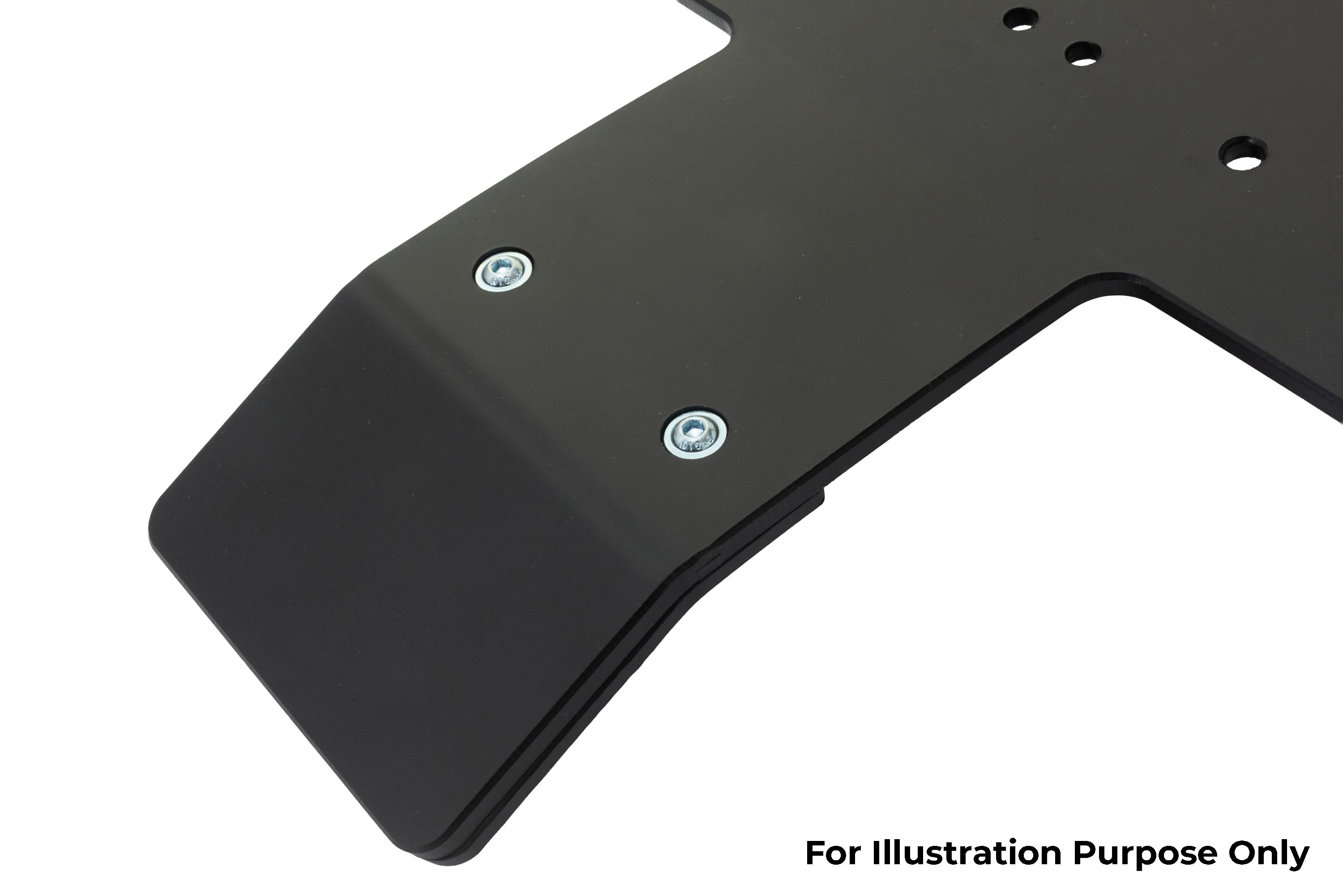 SHERCO SE 250 300 2019-2024 AS3 DTC PLASTIC SKID PLATE AND LINKAGE GUARD BLACK