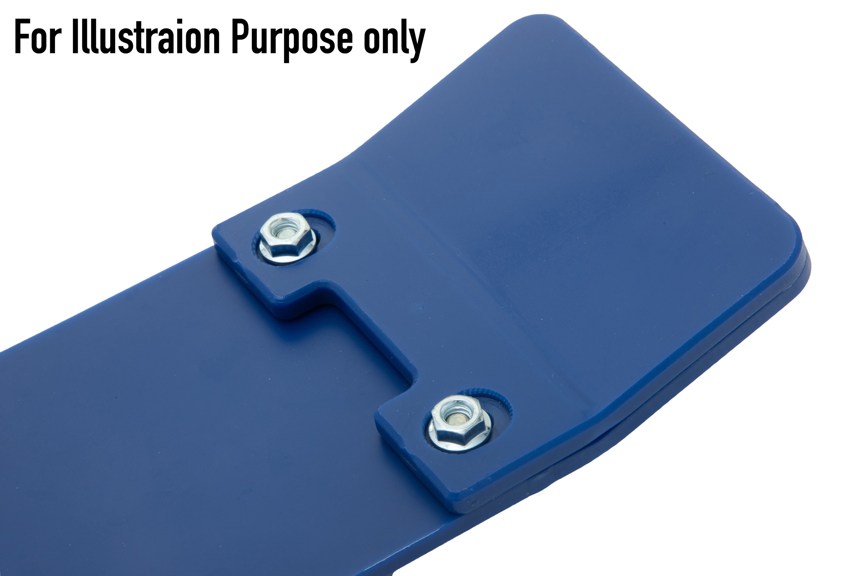 SHERCO SE 250 300 2019-2024 AS3 DTC PLASTIC SKID PLATE AND LINKAGE GUARD BLUE