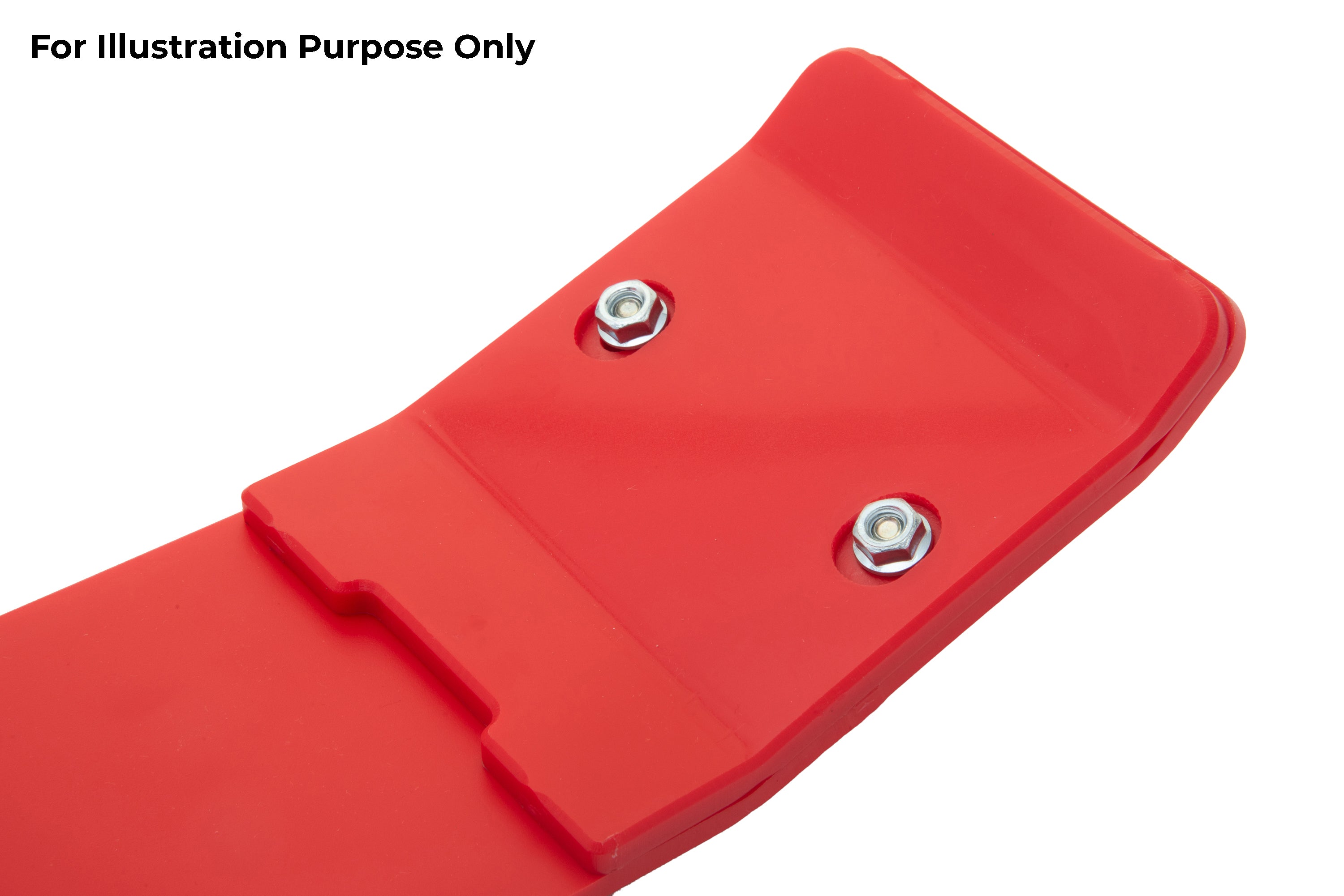 HONDA CRF 250 R RX 2021-2024 AS3 DTC PLASTIC SKID PLATE AND LINKAGE GUARD RED