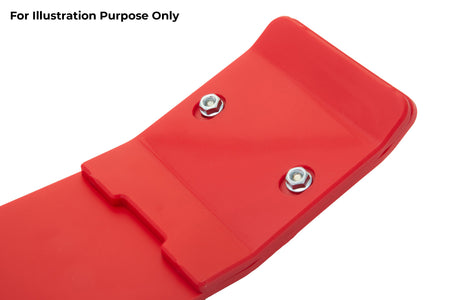 HONDA CRF 250 R RX 2021-2024 AS3 DTC PLASTIC SKID PLATE AND LINKAGE GUARD RED