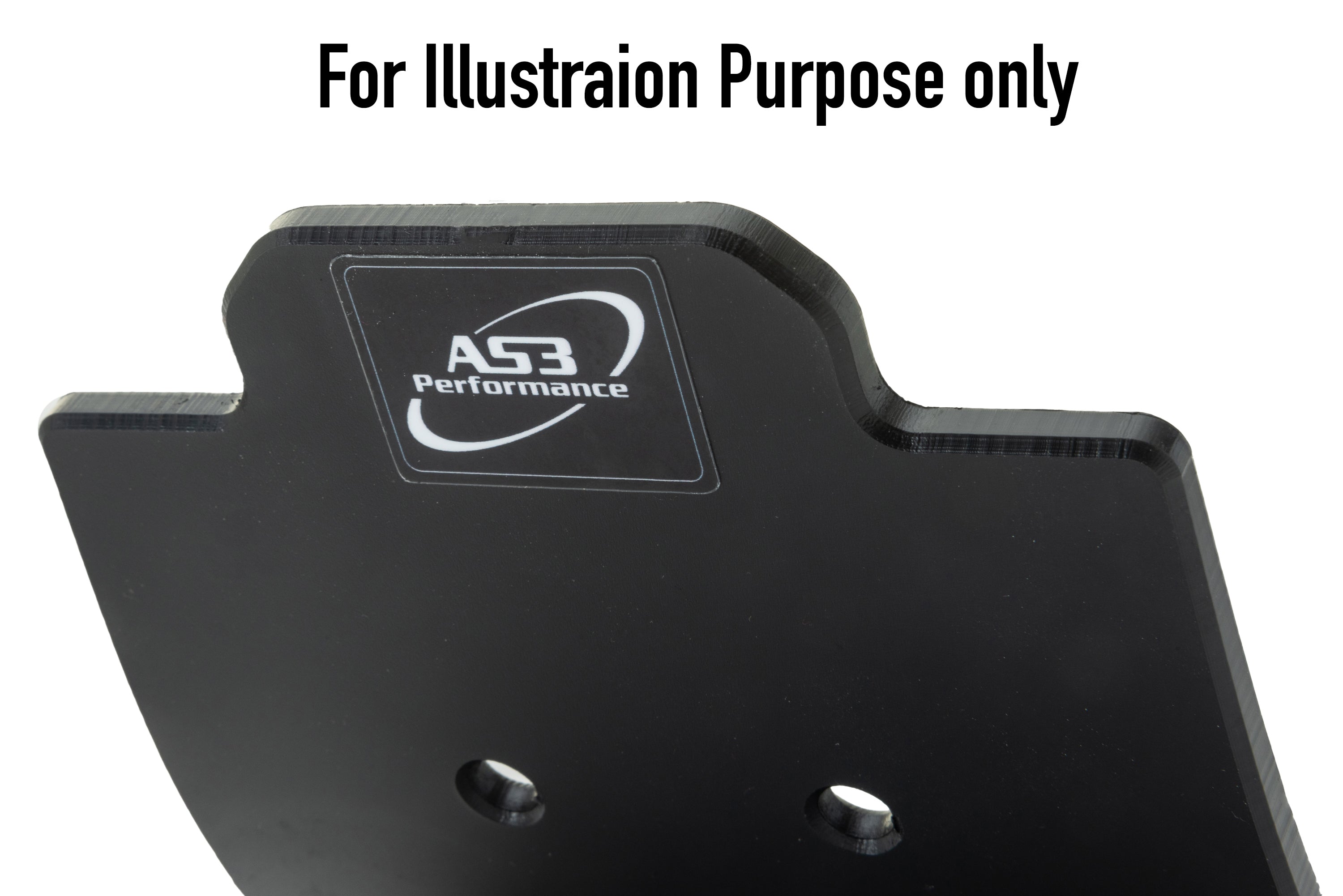 YAMAHA YZ 125 2006-2025 AS3 DTC PLASTIC SKID PLATE AND LINKAGE GUARD BLACK