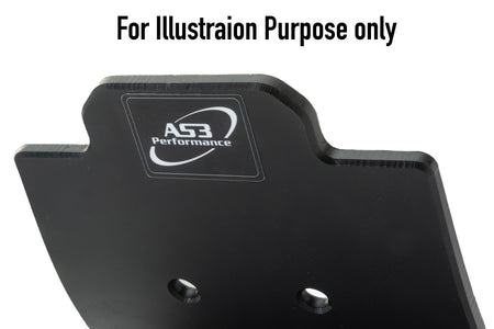 HUSQVARNA FC 450 2019-2022 FX 450 2020-2022 AS3 DTC PLASTIC SKID PLATE AND LINKAGE GUARD BLACK