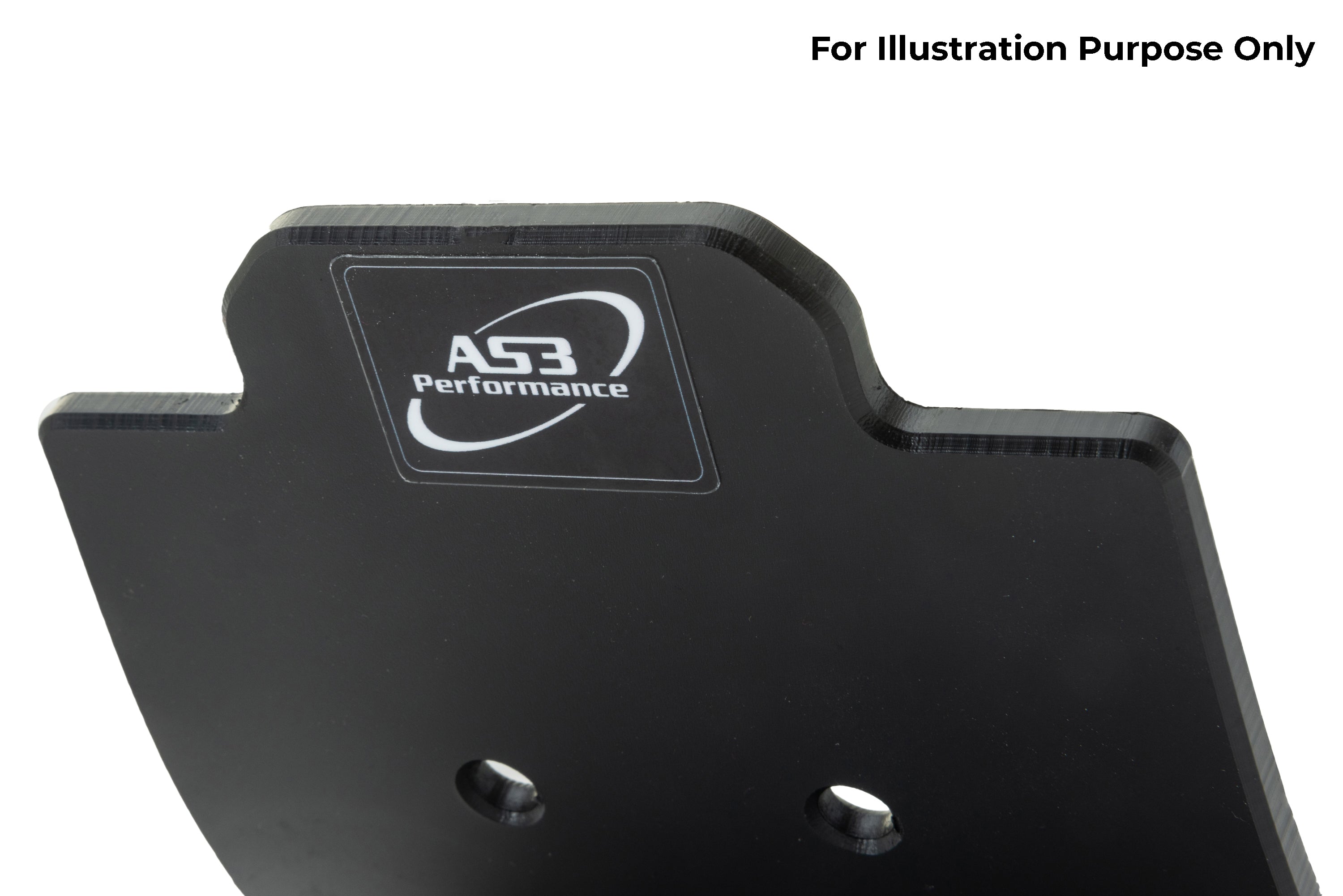 SHERCO SE 250 300 2019-2024 AS3 DTC PLASTIC SKID PLATE AND LINKAGE GUARD BLACK