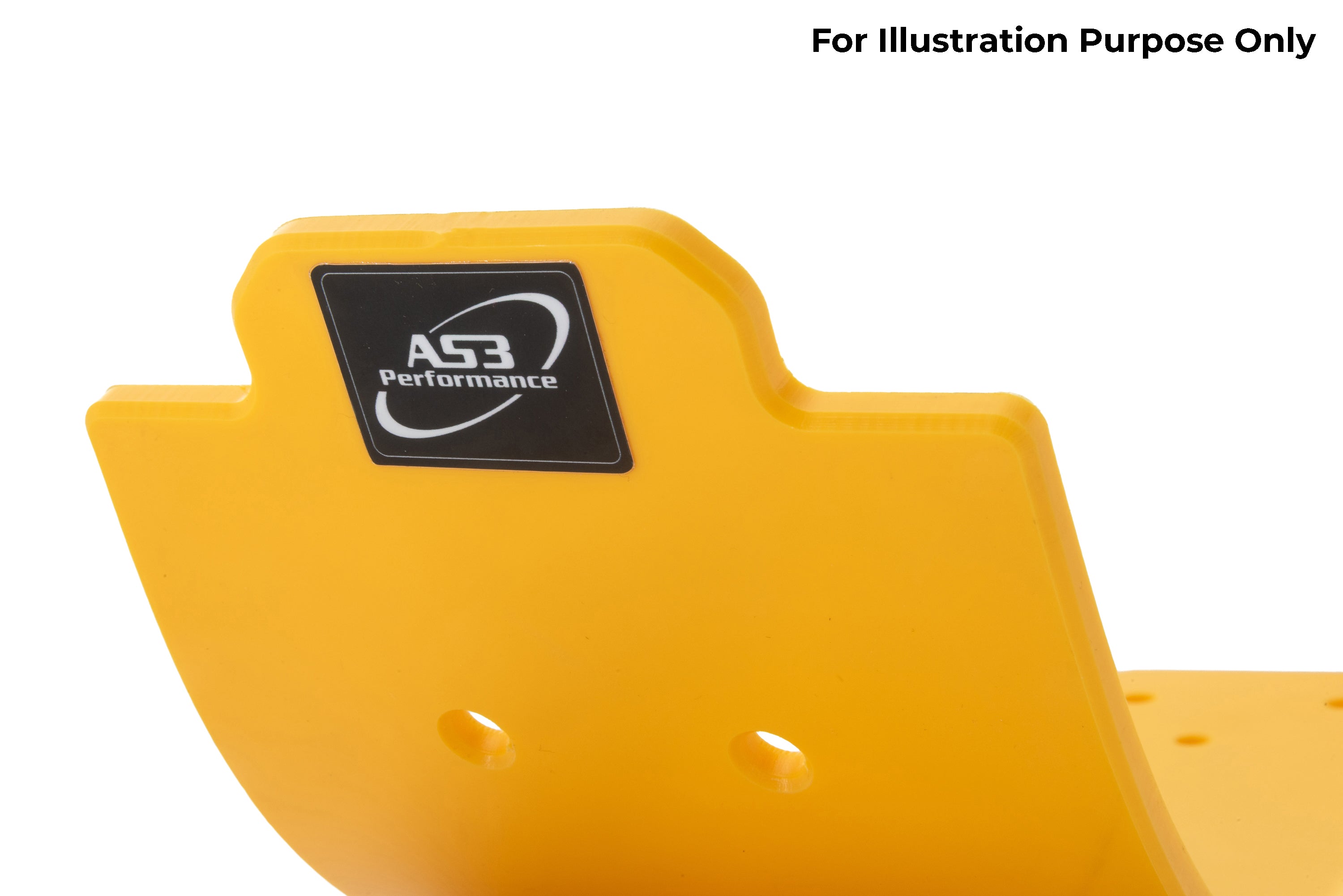 SUZUKI RMZ 250 2010-2014 AS3 DTC PLASTIC SKID PLATE SUMP GUARD YELLOW