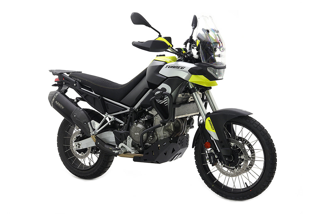 APRILIA TUAREG 660 2022-2025 AS3 LOWER CRASH BARS GUARDS BLACK