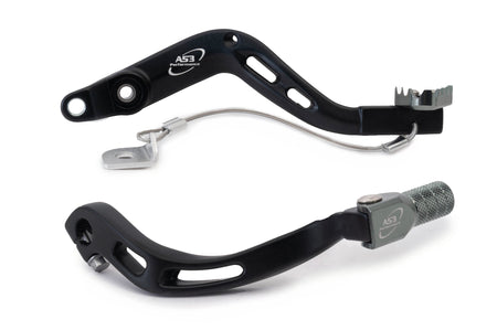 AS3 Factory Series Rempedaal & Versnellingspook Zwart