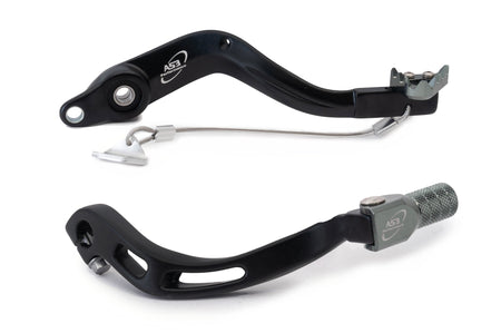 AS3 Factory Series Rempedaal & Versnellingspook Zwart
