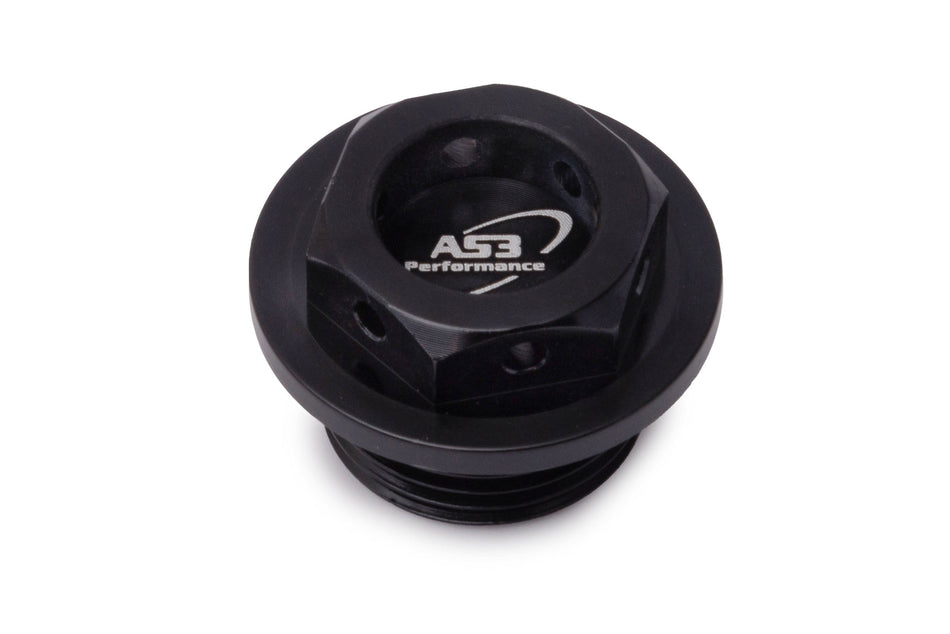 AS3 ALUMINUM OIL FILLER PLUG BLACK BETA 125 200 250 300 RR XTRAINER 2018-2023