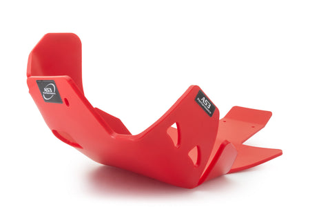 BETA 250 300 RR 2013-2017 AS3 DTC PLASTIC SKID PLATE AND LINKAGE GUARD RED