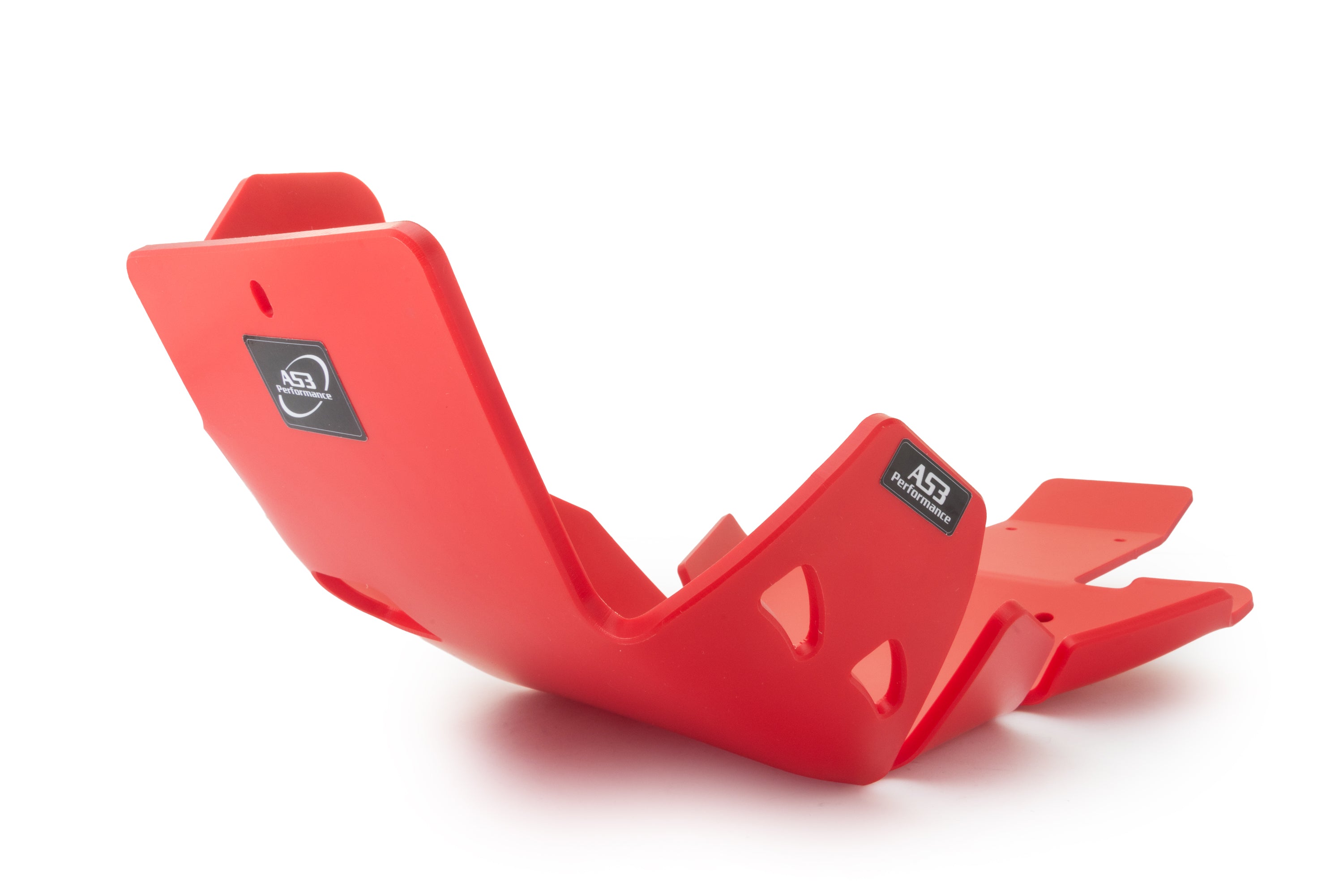 BETA 250 300 RR 2018-2019 AS3 DTC PLASTIC SKID PLATE AND LINKAGE GUARD RED