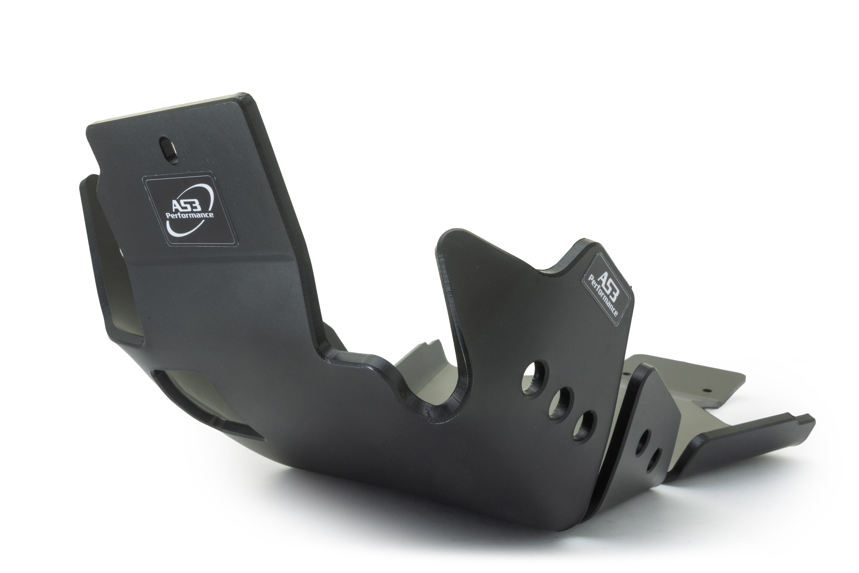 BETA 250 300 RR 2020-2024 AS3 DTC PLASTIC SKID PLATE AND LINKAGE GUARD BLACK