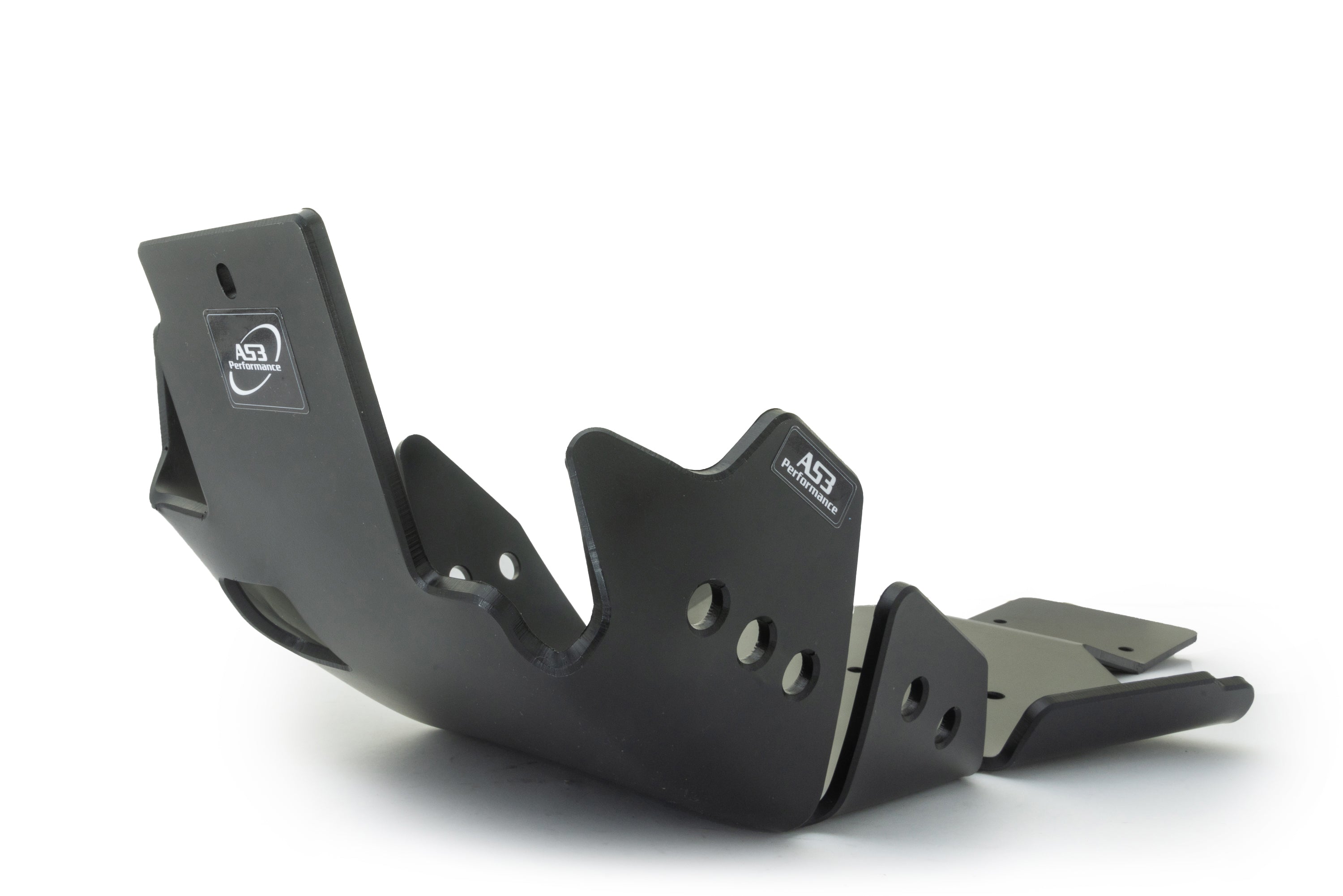 BETA 250 300 RR 2025 AS3 DTC PLASTIC SKID PLATE AND LINKAGE GUARD BLACK