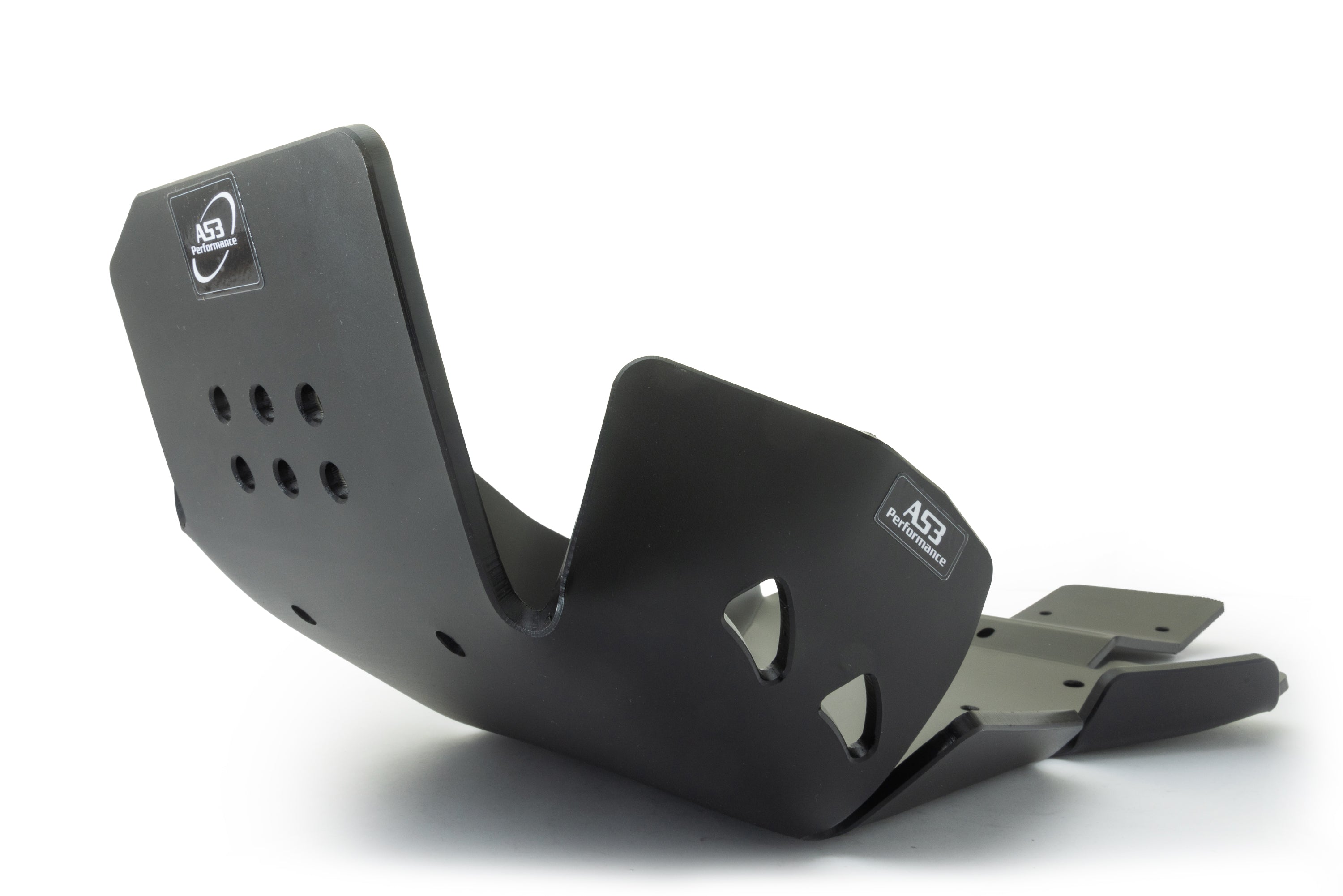 BETA 350 390 430 480 RR 2018-2019 AS3 DTC PLASTIC SKID PLATE AND LINKAGE GUARD BLACK