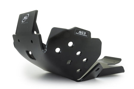 BETA 350 390 430 480 RR 2020-2024 AS3 DTC PLASTIC SKID PLATE AND LINKAGE GUARD BLACK