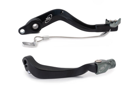 AS3 Factory Series Rempedaal & Versnellingspook Zwart