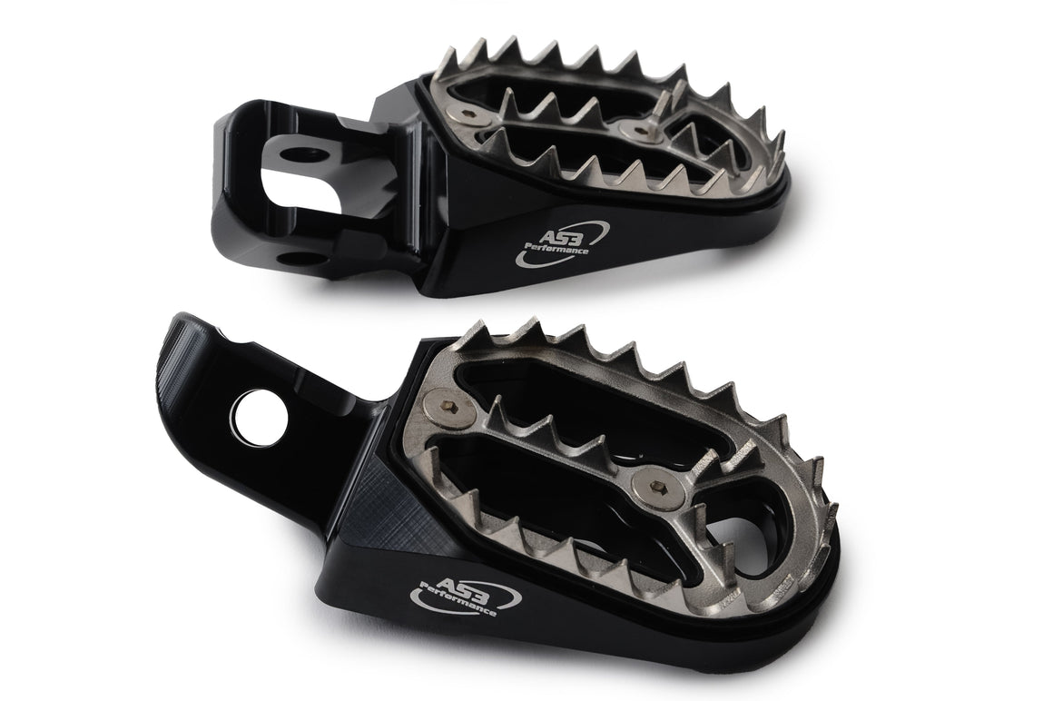 AS3 Factory Series Voetsteunen Zwart