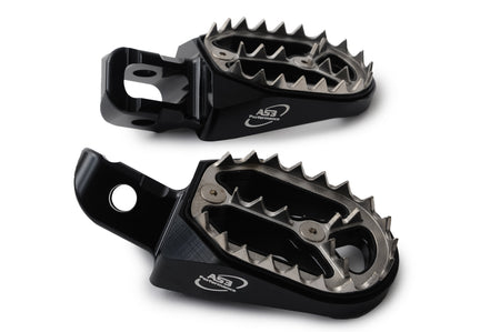 AS3 Factory Series Voetsteunen Zwart