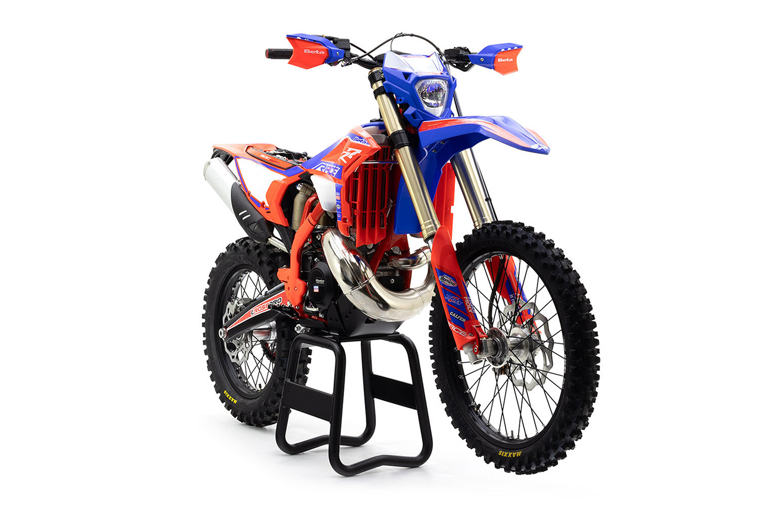 BETA 250 300 RR 2025 AS3 DTC PLASTIC SKID PLATE AND LINKAGE GUARD BLACK