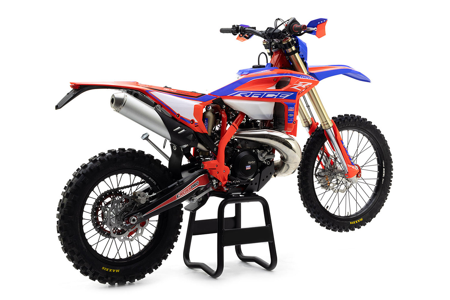BETA 250 300 RR 2025 AS3 DTC PLASTIC SKID PLATE AND LINKAGE GUARD BLACK