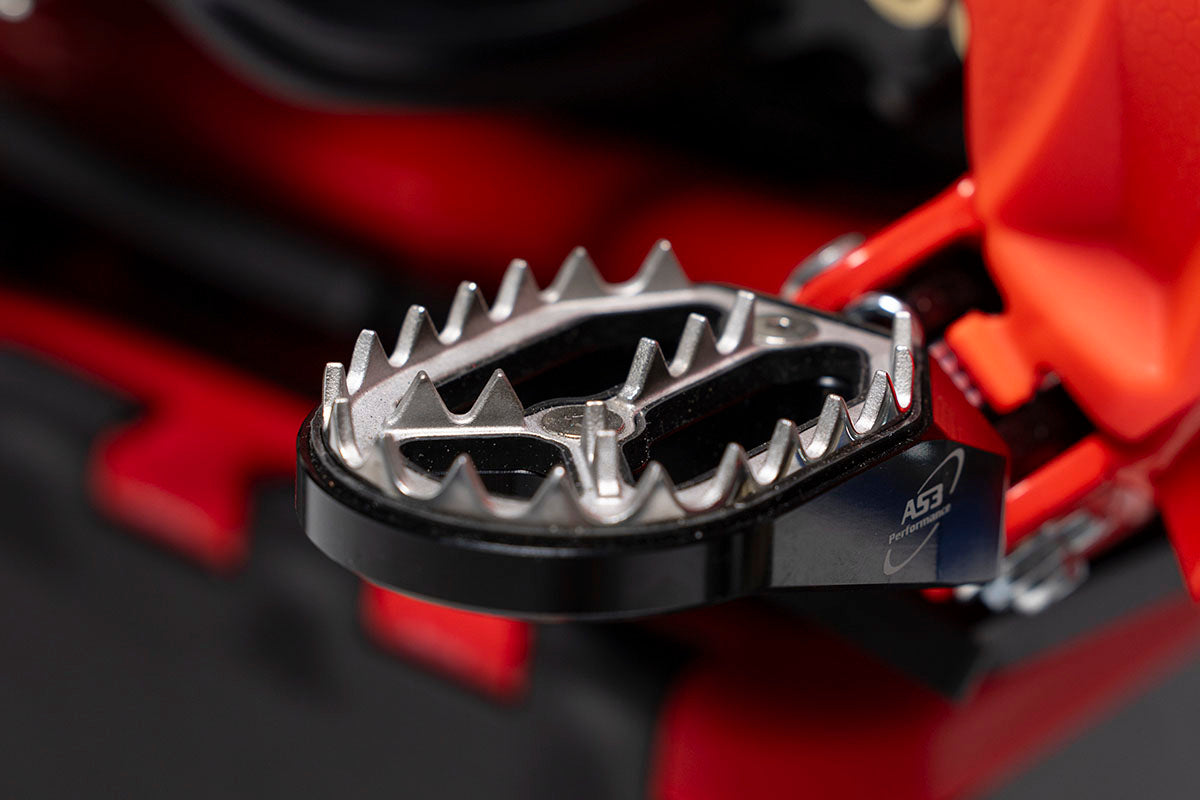 AS3 Factory Series Voetsteunen Zwart