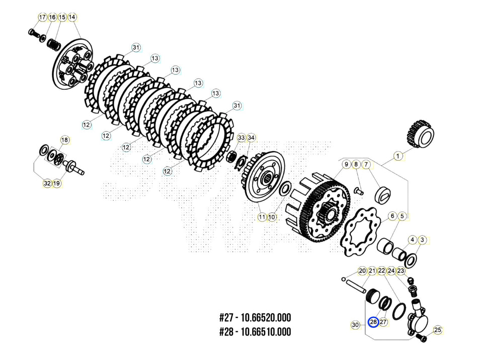Jitsie O-Ring Clutch Piston NBR 21.89X2.62MM Beta Techno/Rev/Evo 96-25