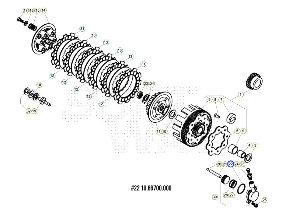 Jitsie O-Ring Clutch Slave Cylinder Piston NBR 29.32X1.5MM Beta Techno/Rev3/Evo 2T 96-25