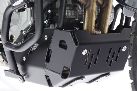 CF MOTO 450 MT 2024 AS3 ALUMINIUM SKID PLATE SUMP BASH GUARD BLACK