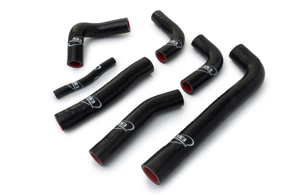 DUCATI ST3 ST3S 2004-2007 AS3 PERFORMANCE SILICONE RADIATOR HOSES BLACK