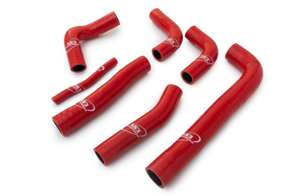 DUCATI ST3 ST3S 2004-2007 AS3 PERFORMANCE SILICONE RADIATOR HOSES RED