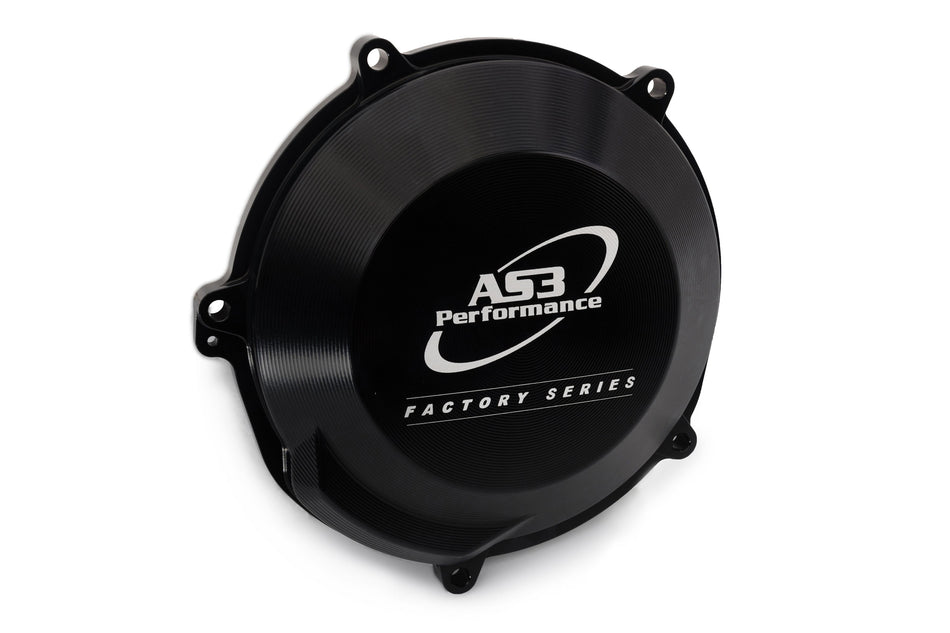 BETA 250 300 RR 250 300 XTRAINER 2018-2025 AS3 FACTORY SERIES HARD ANODISED CLUTCH COVER BLACK
