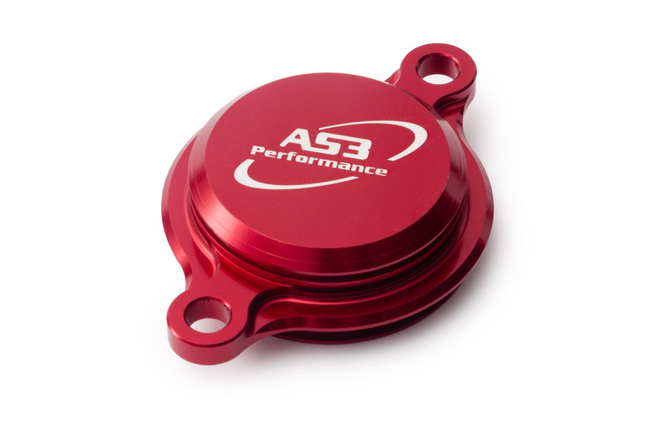 FANTIC XXF XEF 250 2021-2023 XXF 450 2022 XEF 450 2022-2023 AS3 PERFORMANCE OIL FILTER CAP COVER RED