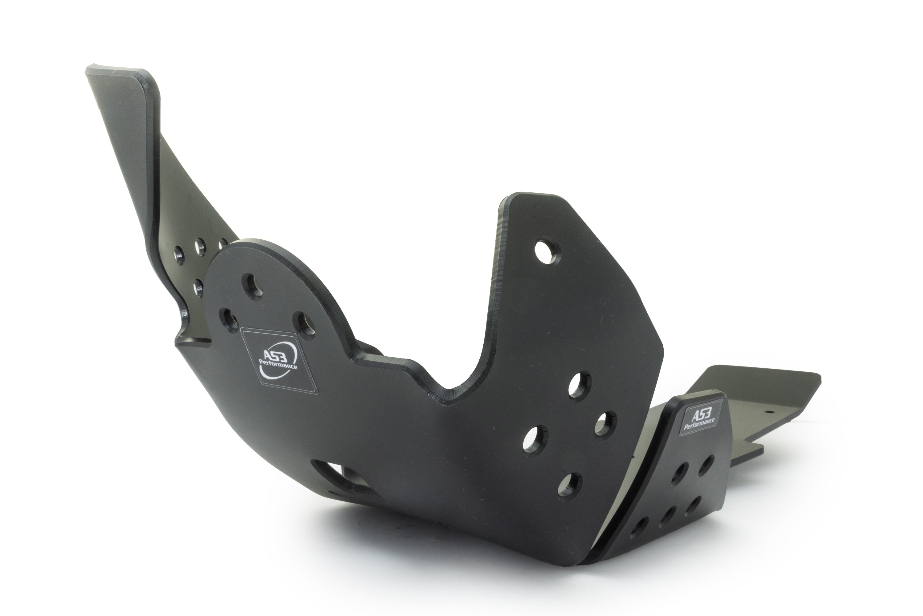 FANTIC XXF 250 2022-2024 XEF 250 2021-2024 AS3 DTC PLASTIC SKID PLATE AND LINKAGE GUARD BLACK