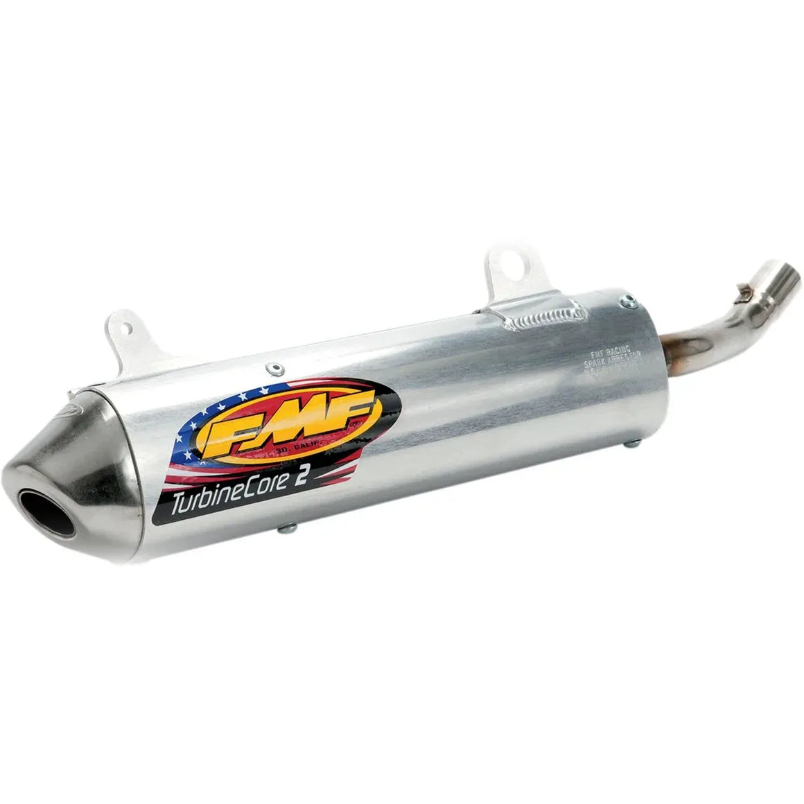 FMF Racing TurbineCore 2 uitlaatdemper offroad zilver - Honda (2002-2007) | Femon Parts