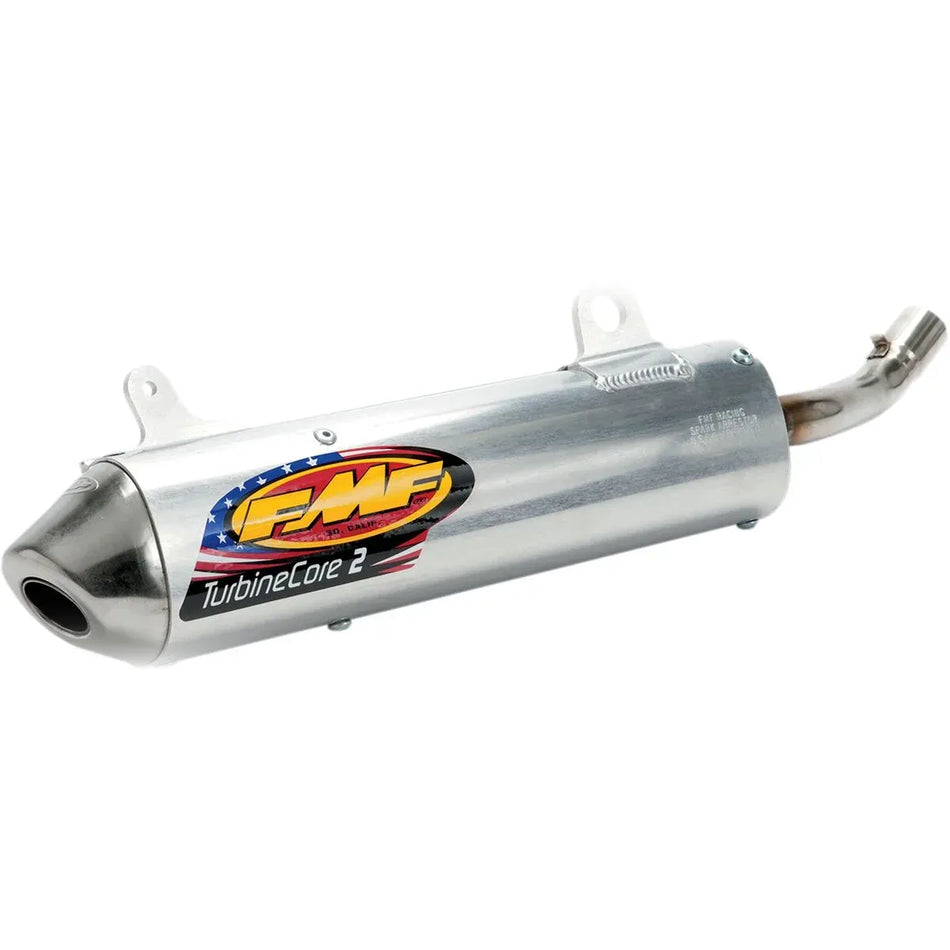 FMF Racing TurbineCore 2 uitlaatdemper offroad zilver - Honda (2002-2007) | Femon Parts