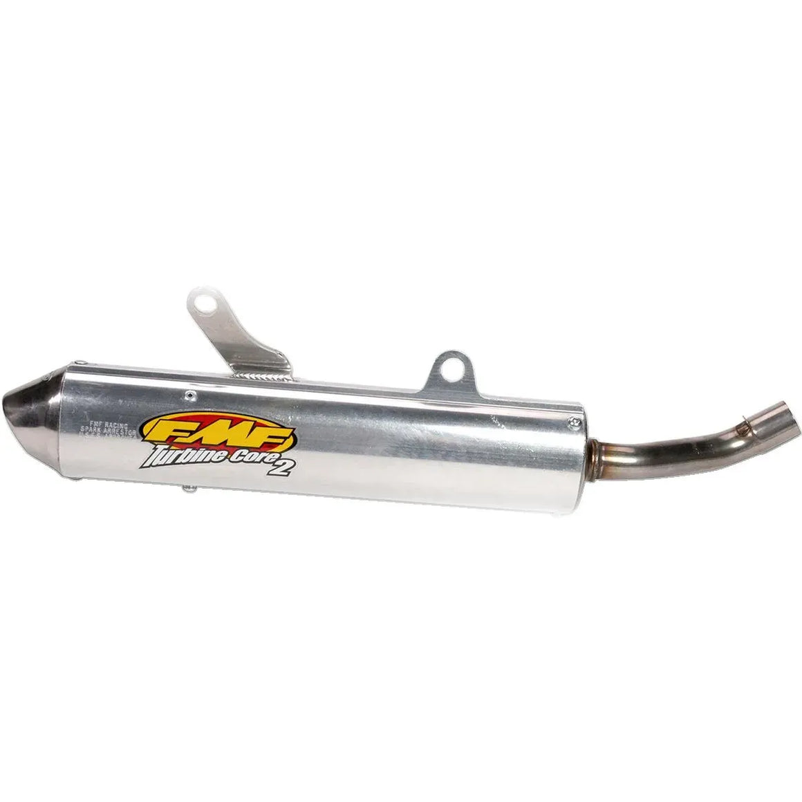 FMF Racing TurbineCore 2 uitlaatdemper offroad zilver - Yamaha YZ-250 (2002-2026) | Femon Parts